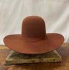 Rodeo King Open Crown 7X Beaver - Rust - Broken horn
