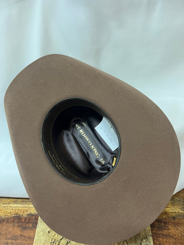 Rodeo King Top Hand 7X Beaver - Tan Belly - Broken horn