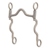 Pro Series Long 8 1/4" Cheek Horse Bit, Brushed Stainless - Broken horn