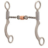 Pro Series Short 6-1/2" Cheek Horse Bit Brushed Stainless - Broken horn