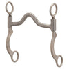 Pro Series Short 6-1/2" Cheek Horse Bit Brushed Stainless - Broken horn