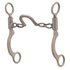 Pro Series Short 6-1/2" Cheek Horse Bit Brushed Stainless - Broken horn