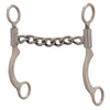 Pro Series Short 6-1/2" Cheek Horse Bit Brushed Stainless - Broken horn