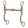 Pro Series Short 6-1/2" Cheek Horse Bit Brushed Stainless - Broken horn