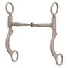Pro Series Short 6-1/2" Cheek Horse Bit Brushed Stainless - Broken horn