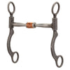 Pro Series Short 6-1/2" Cheek Horse Bit Copper - Broken horn