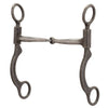 Pro Series Short 6-1/2" Cheek Horse Bit Copper - Broken horn