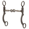 Pro Series Short 6-1/2" Cheek Horse Bit Copper - Broken horn