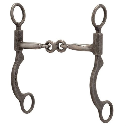 Pro Series Short 6-1/2" Cheek Horse Bit Copper - Broken horn