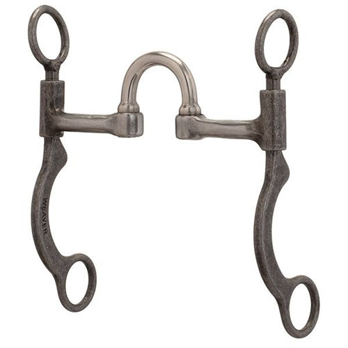 Pro Series Short 6-1/2" Cheek Horse Bit Copper - Broken horn