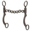Pro Series Short 6-1/2" Cheek Horse Bit Copper - Broken horn