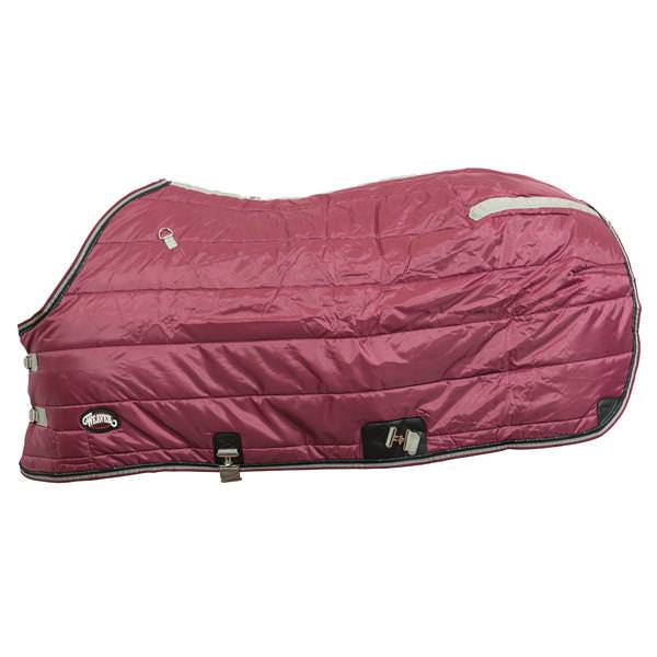 Winter Stable Blanket 420 Denier - Burgundy - Broken horn