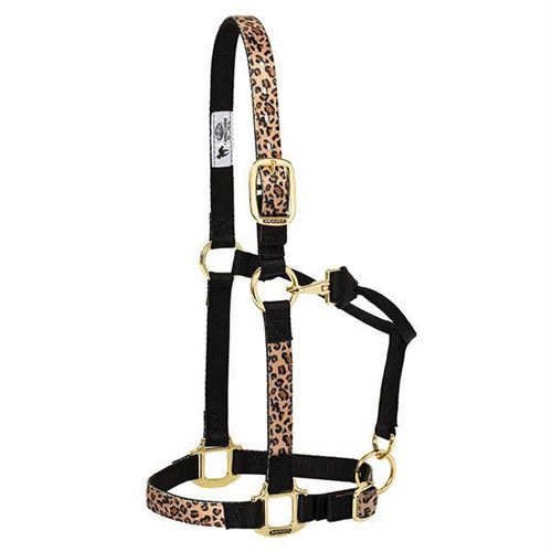 Nylon Adjustable Patterned Halter - Broken horn