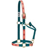 Nylon Adjustable Patterned Halter - Broken horn