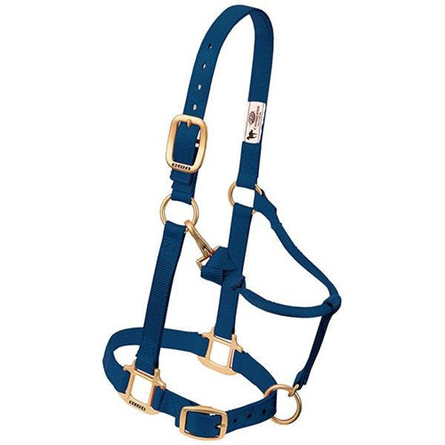 Original Adjustable Chin and Throat Snap Halter 1" - Broken horn