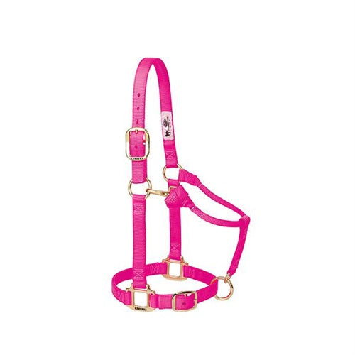 Original Adjustable Chin and Throat Snap Halter 1" - Broken horn