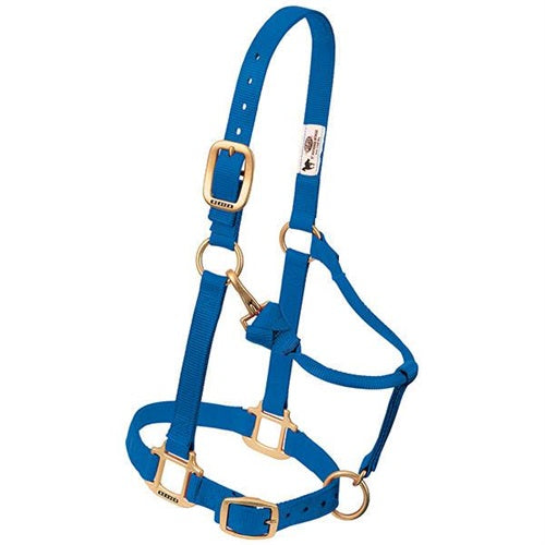 Original Adjustable Chin and Throat Snap Halter 1" - Broken horn