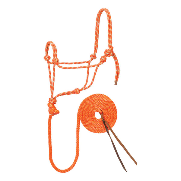 Diamond Braid Roper Halter And Lead - Broken horn