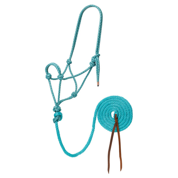 Diamond Braid Roper Halter And Lead - Broken horn