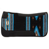 Contoured Single Weave Wool Blend Felt Saddle Pad - Broken horn