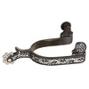 Ladies' Spurs with Engraved Trim - Broken horn