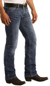 Rock N' Roll Slimfit Stretch Revolver Straight Bootcut Jean - Broken horn