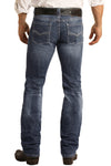 Rock N' Roll Slimfit Stretch Revolver Straight Bootcut Jean - Broken horn