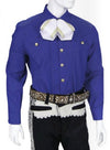 Camisa Charra Elegante - Dark Blue - Broken horn