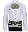 Camisa Charra Elegante - White - Broken horn