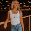 Layered Turquoise Lariat Necklace - Broken horn