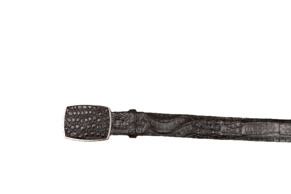 Caiman Belly Cowboy Belt - Broken horn