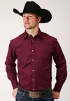 Ropers Men's Long Sleeve Western Shirt Smile Pockets