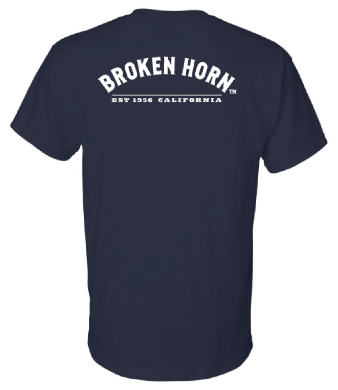 Broken Horn Half Circle Logo Tee