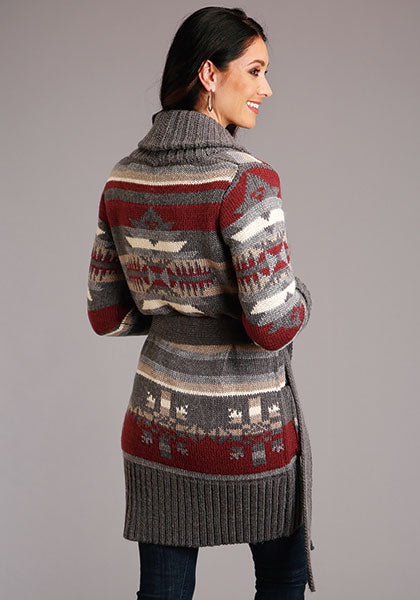 Stetson Womens Acrylic & Wool Aztec Sweater - Multi – Broken horn