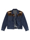 Wrangler Boys Southwestern Yoke Ulined Denim Jacket - Pecan Pie