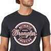 Wrangler Graphic Tee - Caviar Heather