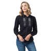 Wrangler Retro Punchy Shirt - Black Denim