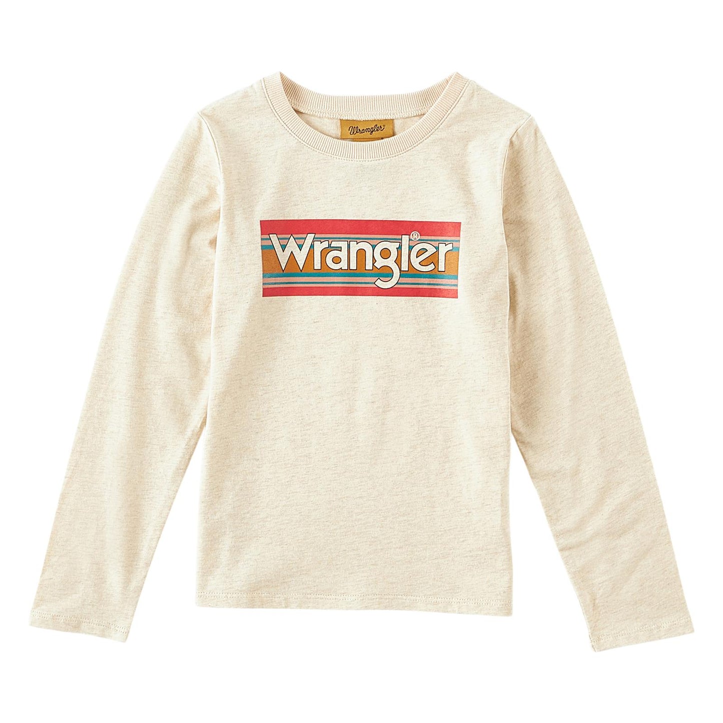 Wrangler Girls T-Shirt - Oatmeal Heather