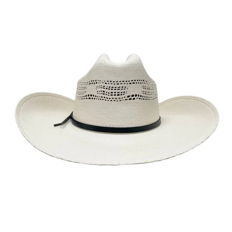 Montana Womens Cowboy Straw-hat - Cream