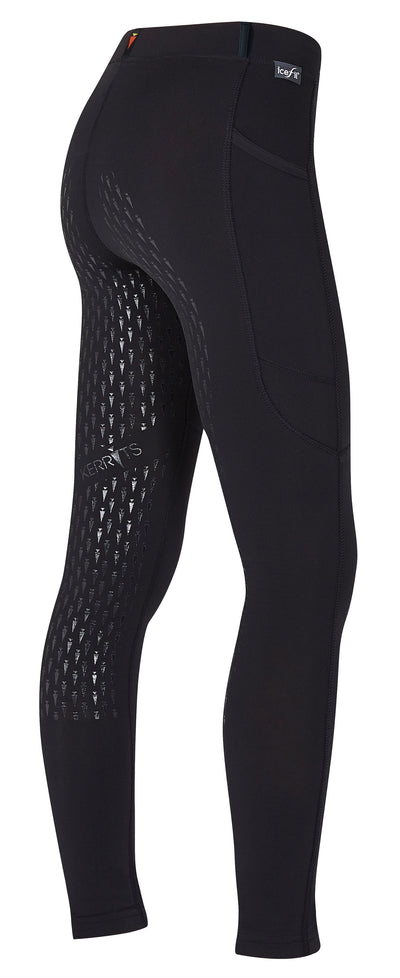Kerrits Kids Ice Fil Full Seat Tech Tight - Black
