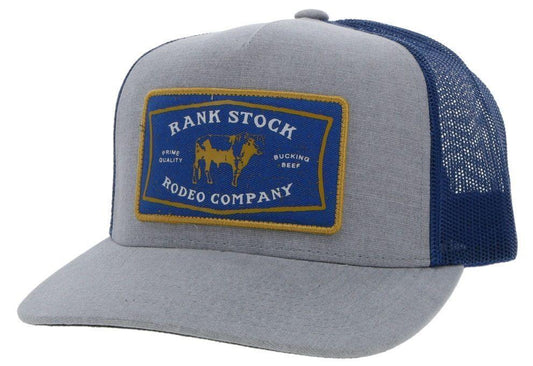 Hooey Rank Stock Grey Trucker Cap