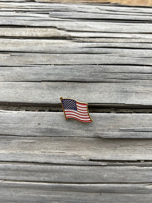 American Flag Cap Pin