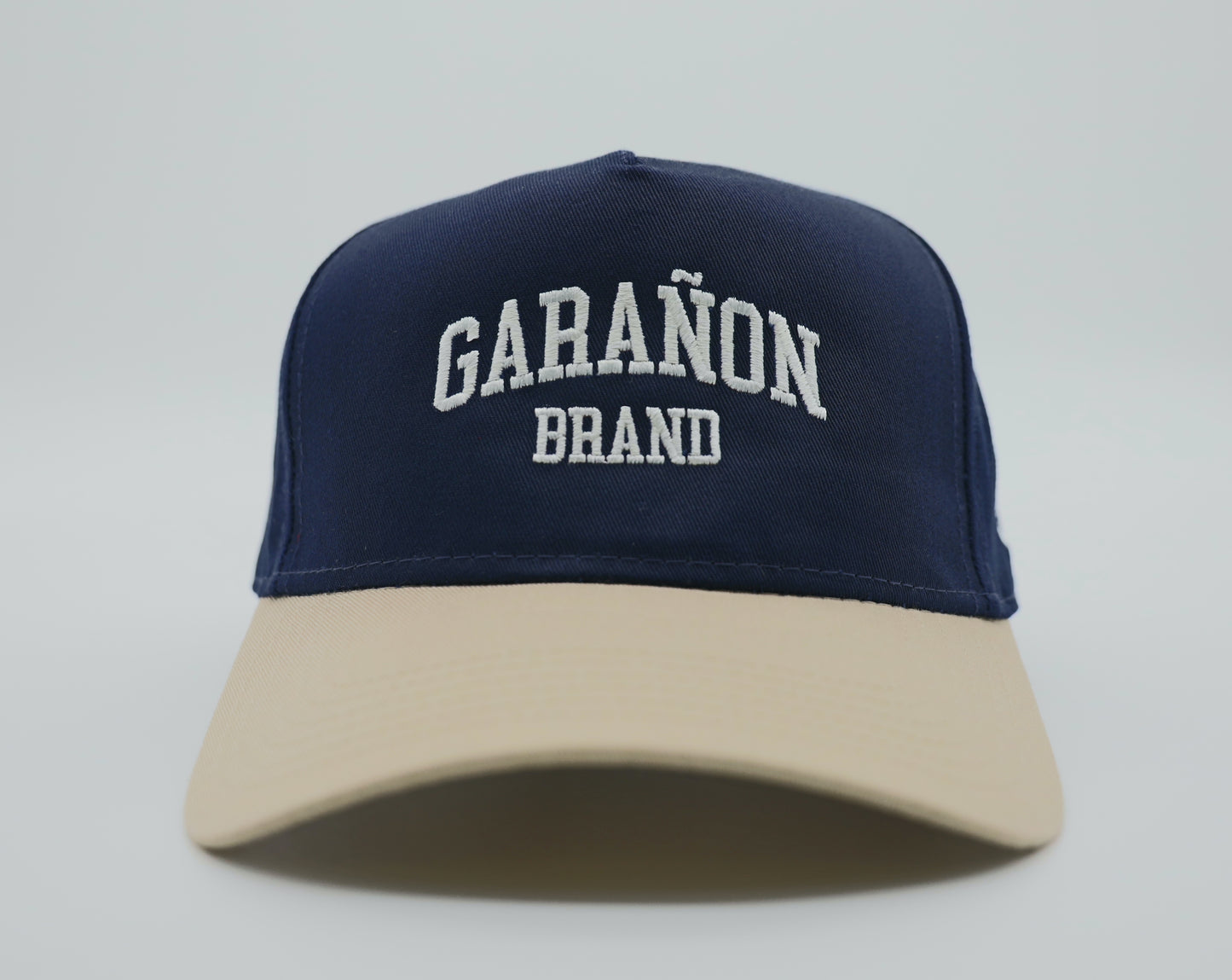 Garanon Brand College Snapback Navy Khaki