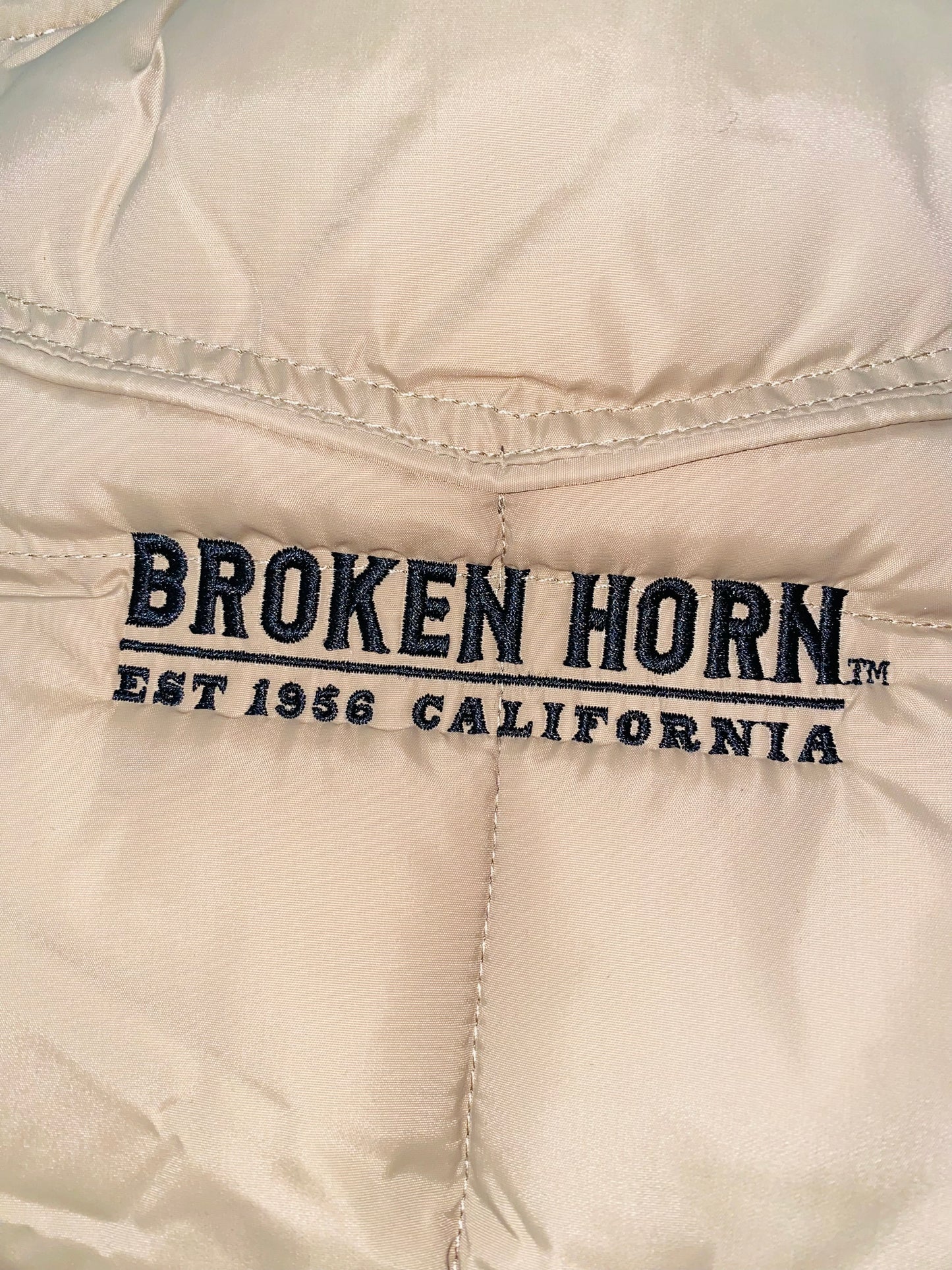 Broken Horn Logo Western Nylon Vest