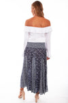 Print Skirt with Belt