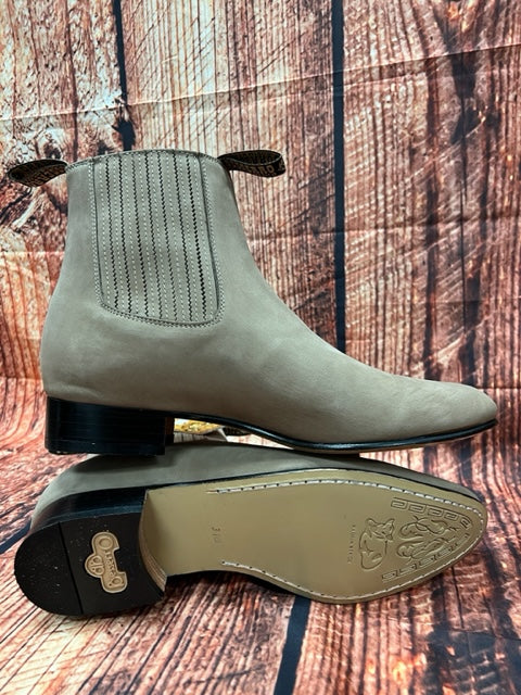 Besserro Botin Leather Sole Nobuck Avellana - Broken horn