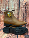 Besserro Botin Zig Zag Sole -Graso Cafe - Broken horn