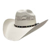 Bangora Straw Western Hat - Style Montana - Broken horn