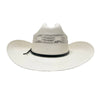 Bangora Straw Western Hat - Style Montana - Broken horn
