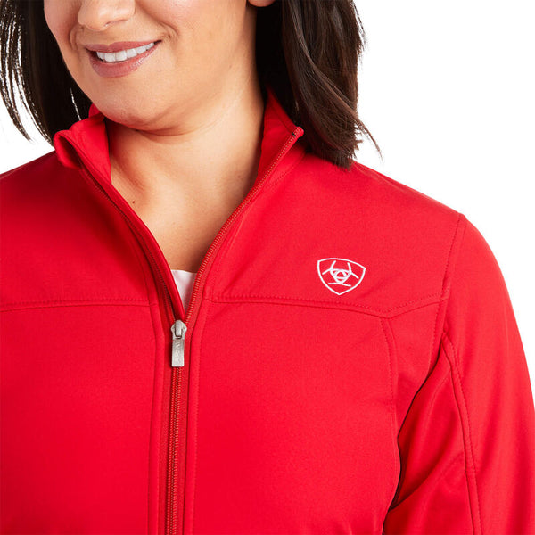 Ariat Women's Classic Team Softshell Mexico Red - Broken horn